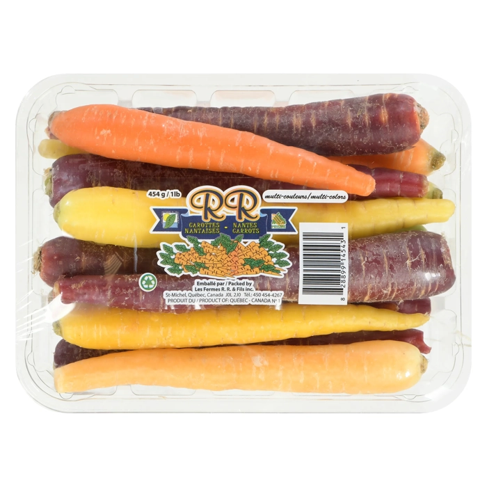 Carottes multi-couleurs