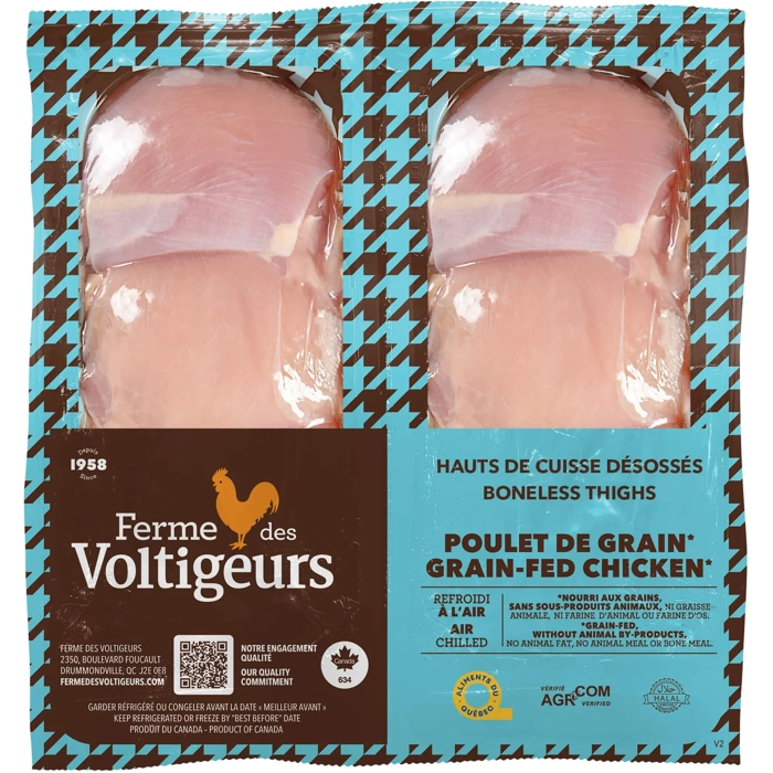 Boneless Grain-Fed Chicken Thigh