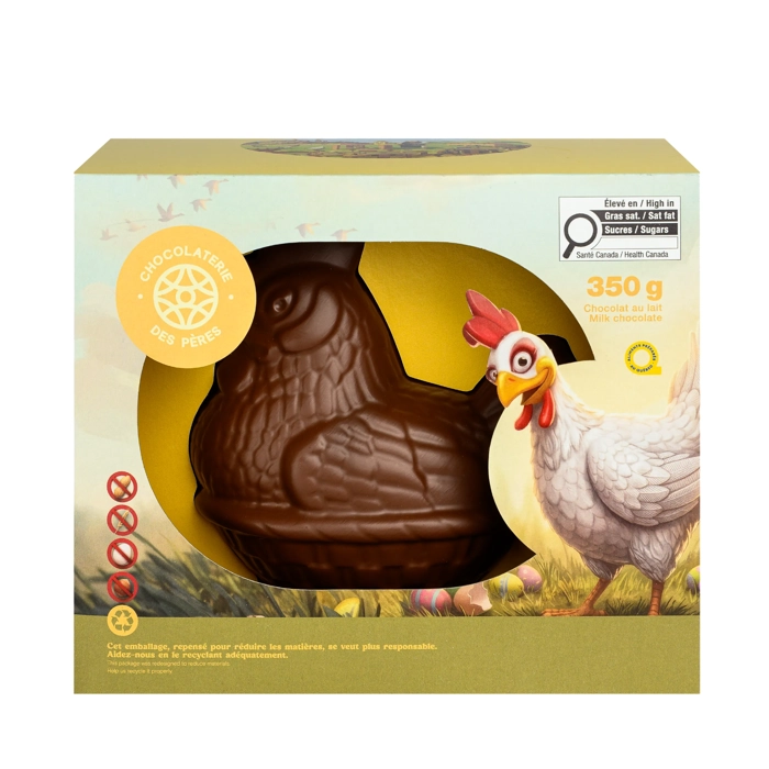 Hen in a basket