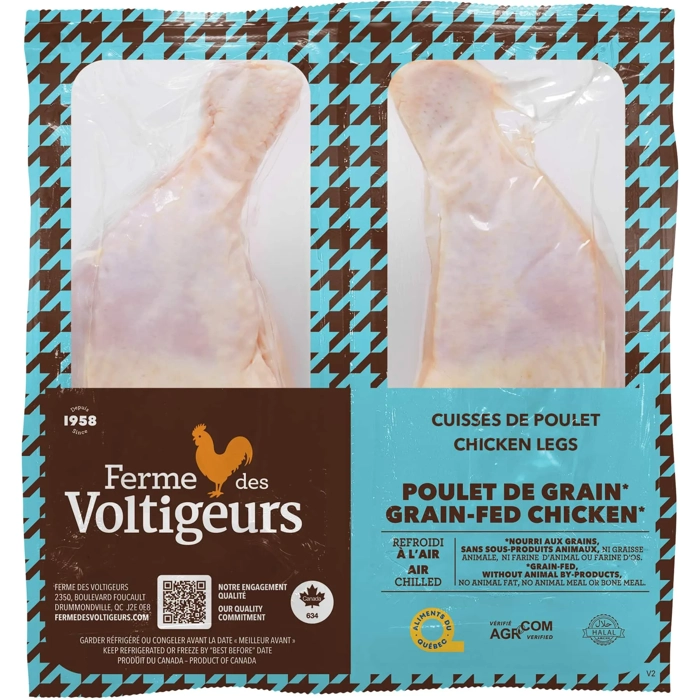 Cuisses de poulet de grain
