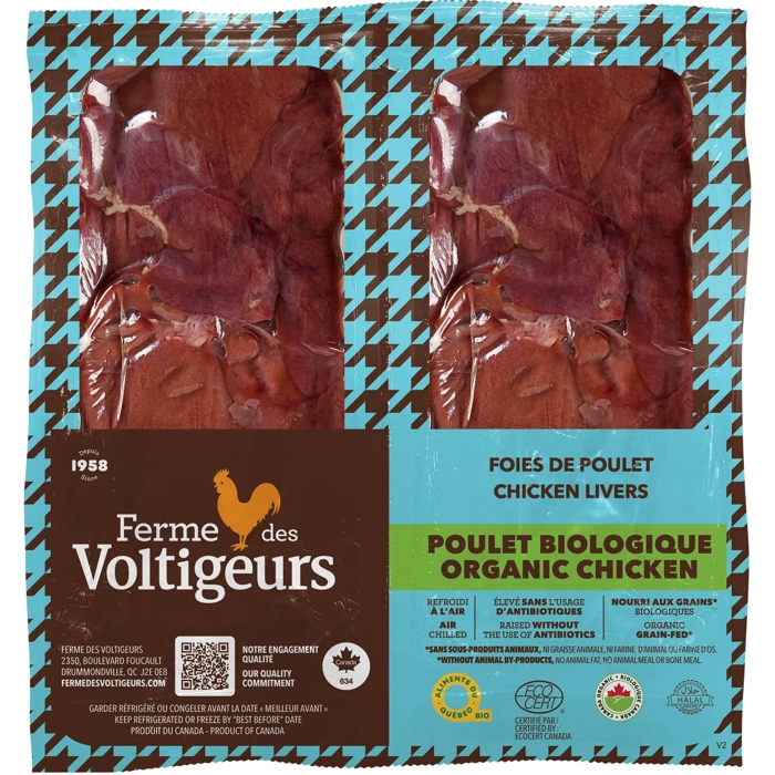 Foies de poulet - biologique