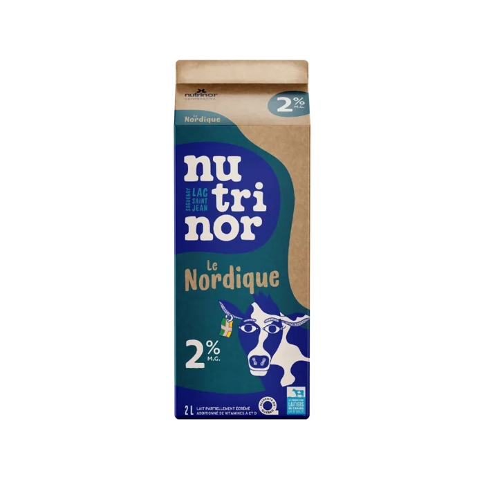 Lait nordique 2 %