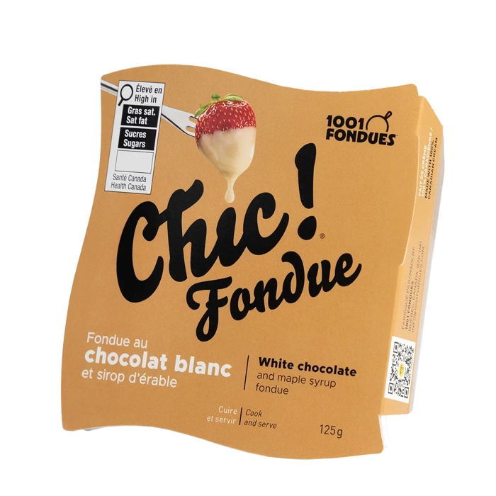 Chic! Fondue - White Chocolate and Maple Syrup