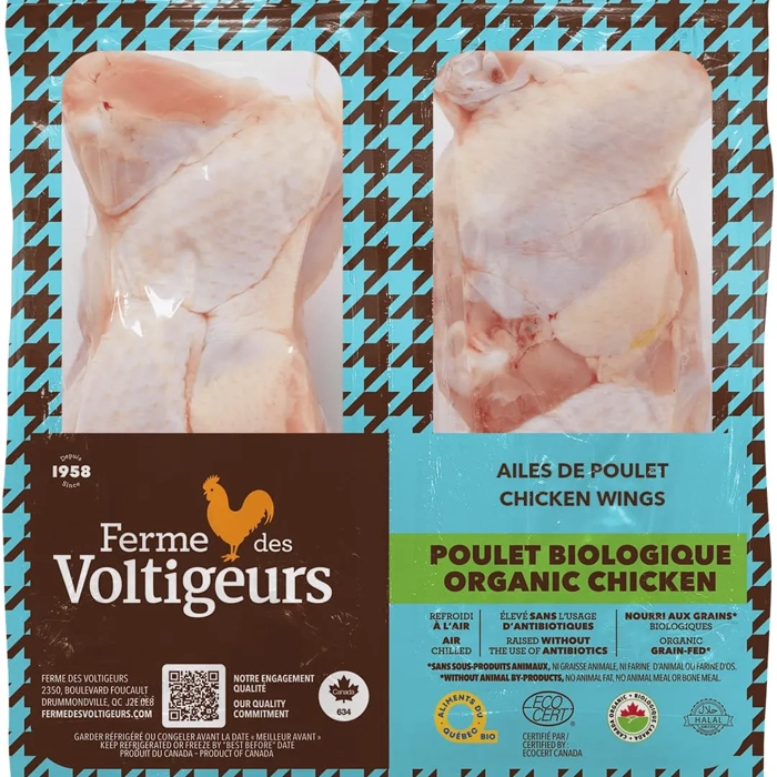 Découpe de poulet - Ailes de poulet - biologique