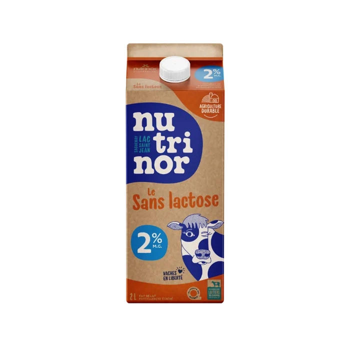 Lait sans lactose 2%