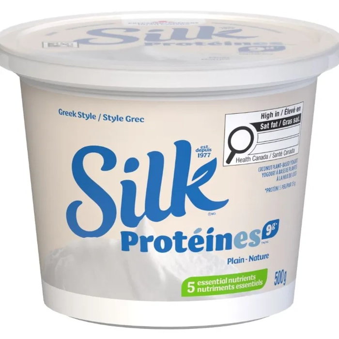 Yogourt à Base de plantes, protéines élevée style grec saveur Nature