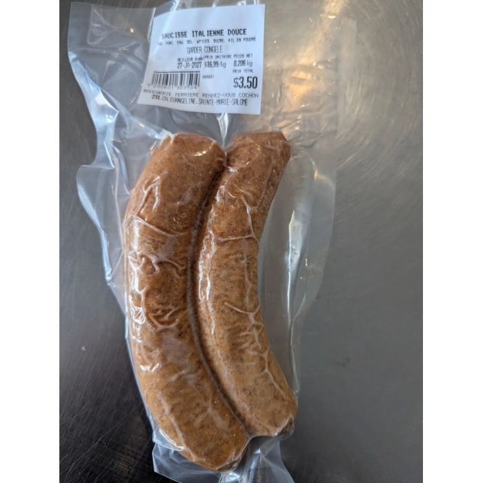 Saucisse italienne douce