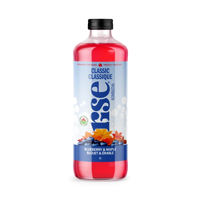 RISE Kombucha Blueberry & Maple