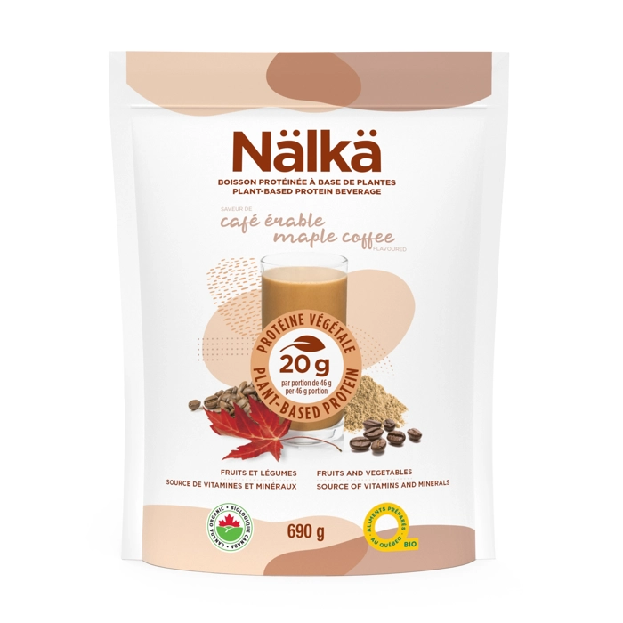 Boisson protéinée à base de plantes – Saveur de café érable