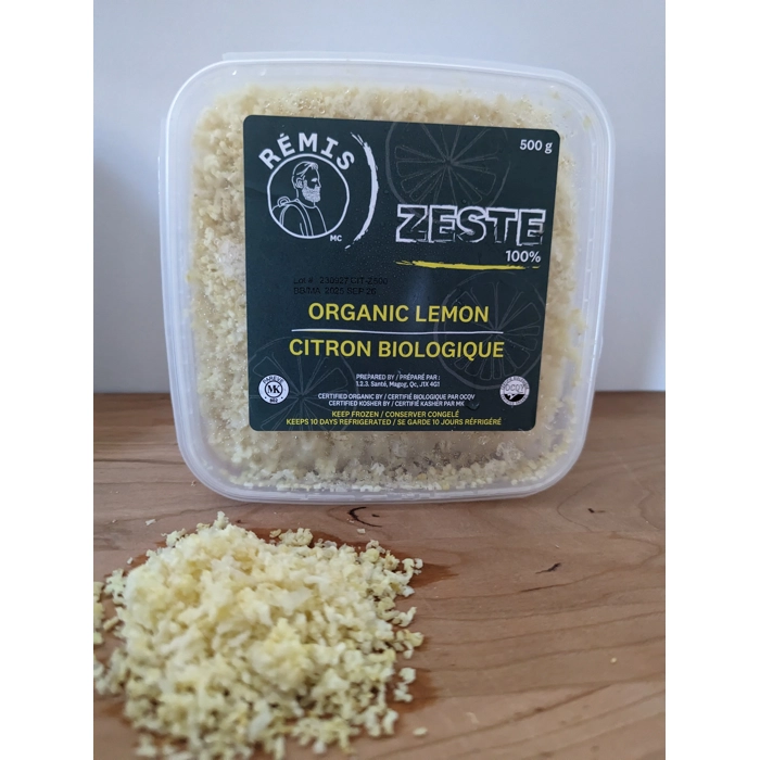 Zeste citron, biologique
