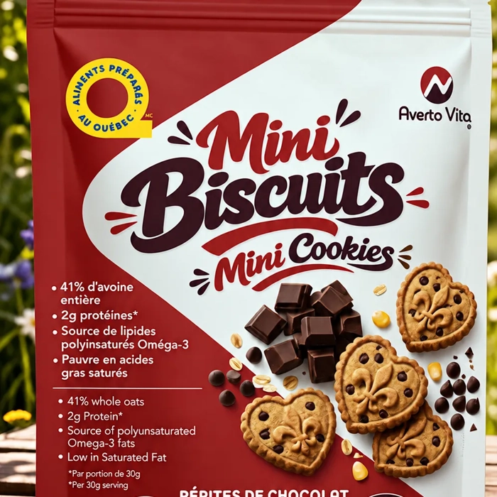 Mini biscuit chocolat