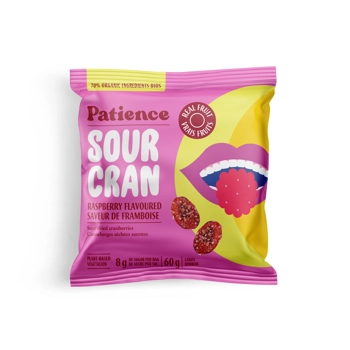 SourCran - Sour dried cranberries raspberry flavoured