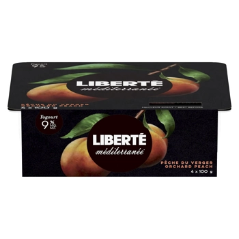 Yogourt Méditerranée Pêche du Verger