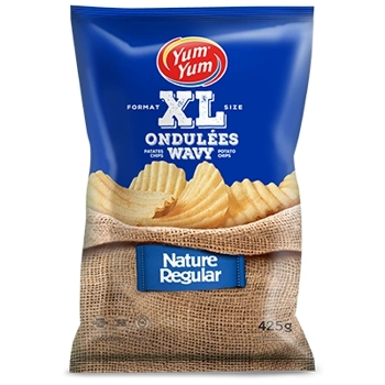 Wavy regular chips