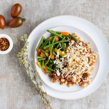 Macaronis gratinés.