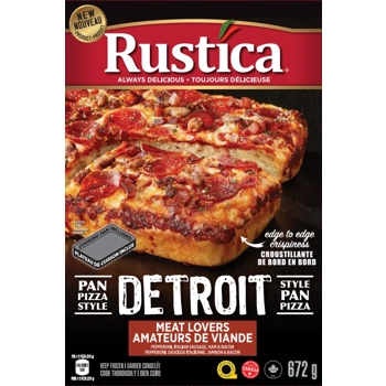 Rustica Detroit Style Pan Pizza Meat Lovers