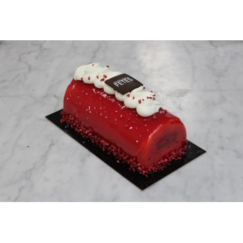 Lychee Raspberry Yule Log 7" S276