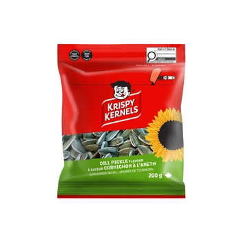 Graines de tournesol à saveur de cornichon à l'aneth