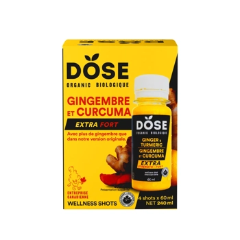 DOSE Shot Gingembre & Curcuma Extra Fort