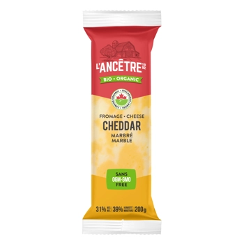 Cheddar marbré biologique