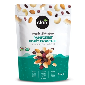 Organic rainforest trail mix