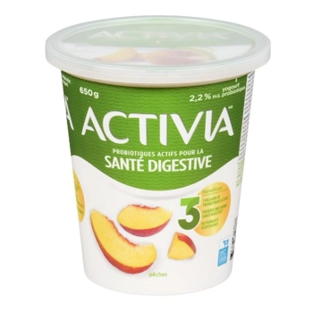 Yogourt Probiotiques Actifs Pêches