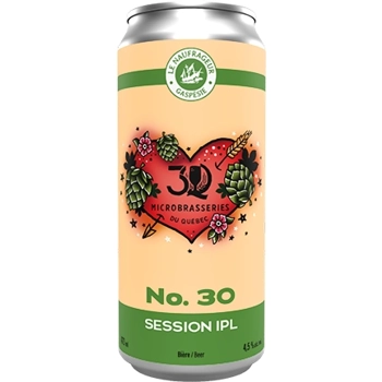 No. 30, Session IPL, Bière à 4,5 %