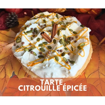 Tarte citrouille épicée.