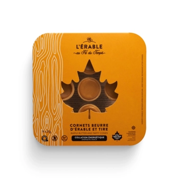 Cornets beurre d'érable et à la tire