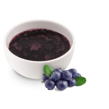 Purée de bleuets sauvages sans sucre ajouté