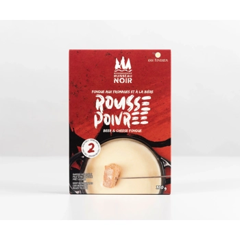 Fondue aux fromages et à la bière Rousse poivrée