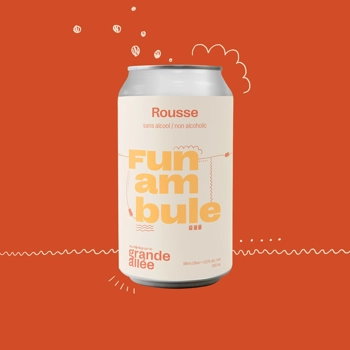 Bière Funambule Rousse sans alcool