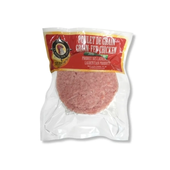 Burgers de poulet de grain