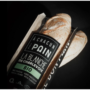 Pain baguette: La Blanche de Charlevoix