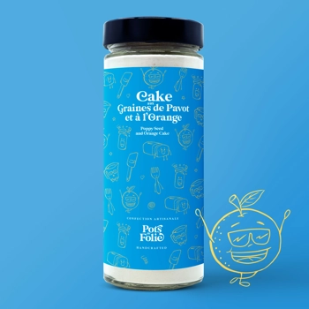 Cake aux graines de pavot et à l'orange