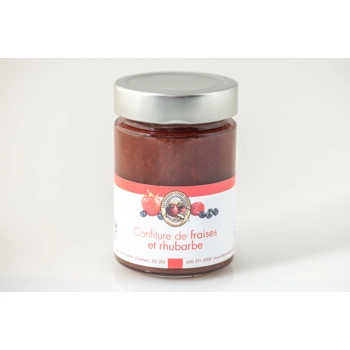 Confiture Fraises rhubarbes