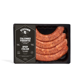Saucisses Italiennes piquantes avec piments forts de Calabre