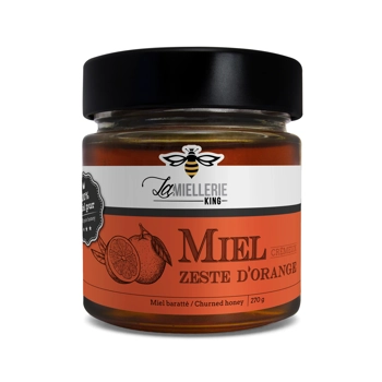 Miel crémeux zeste d'orange