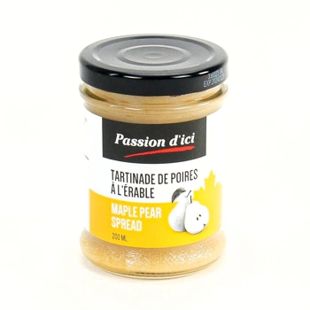 Tartinade de poires à l'érable