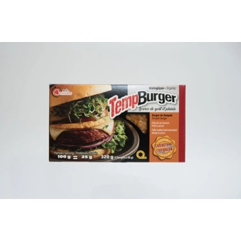 Burger de Tempeh biologique mariné et précuit - Caribéen fumé