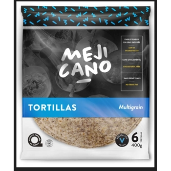 Tortillas Multi-Grains 10''