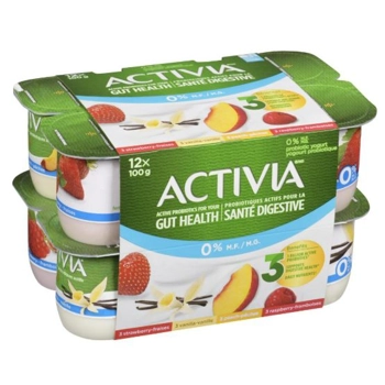 Yogourt Probiotiques Fraise/Pêche/Framboise/Vanille