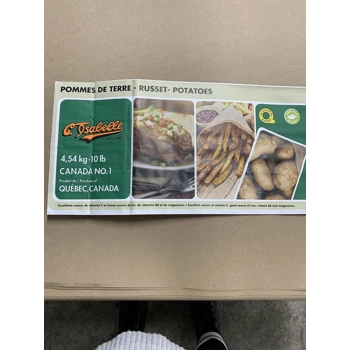 Pommes de terre Russet