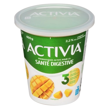 Yogourt Probiotiques Actifs à la Mangue
