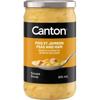 Soupe pois et jambon