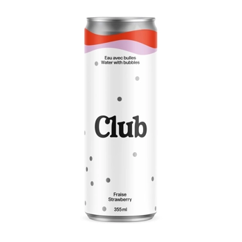 Club Eau pétillante Fraise