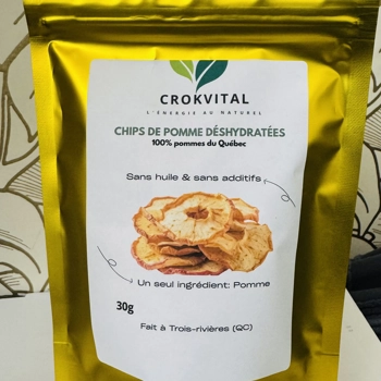 Chips de pomme deshydratée