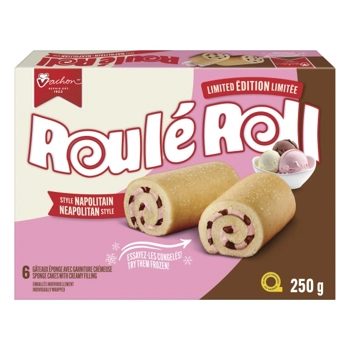 Vachon Roule Roll Neapolitan.
