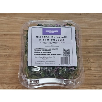 Mélange de salade micro-pousses