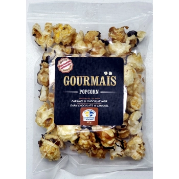 Dark chocolate & caramel popcorn